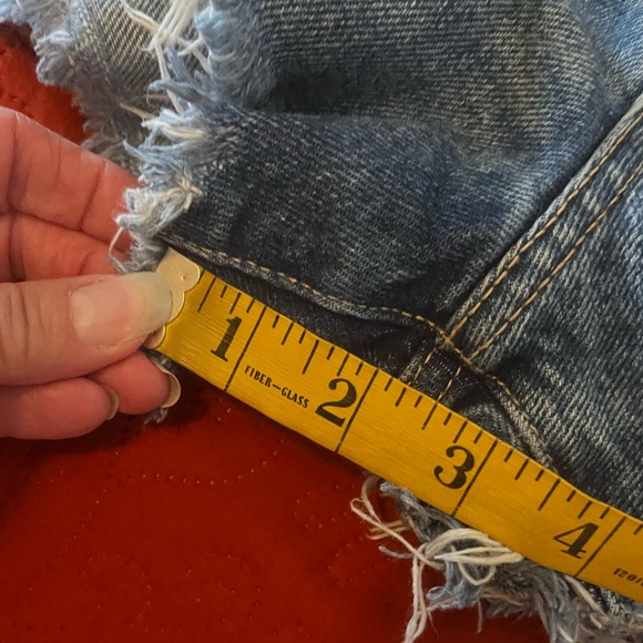 🛍️ 3 For $10🛍️ Abercrombie & Fitch Annie High Rise Shorts, Size 0 - Picture 9 of 9